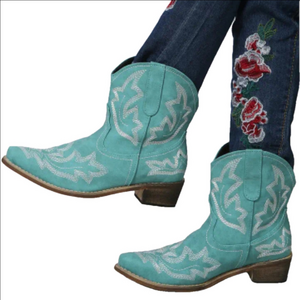 ⭐️NWT Teal/Blue ANKLE BOOTS SIZE 7